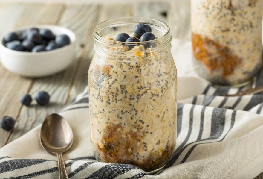 Maca, Cacao and Vanilla Overnight Oats