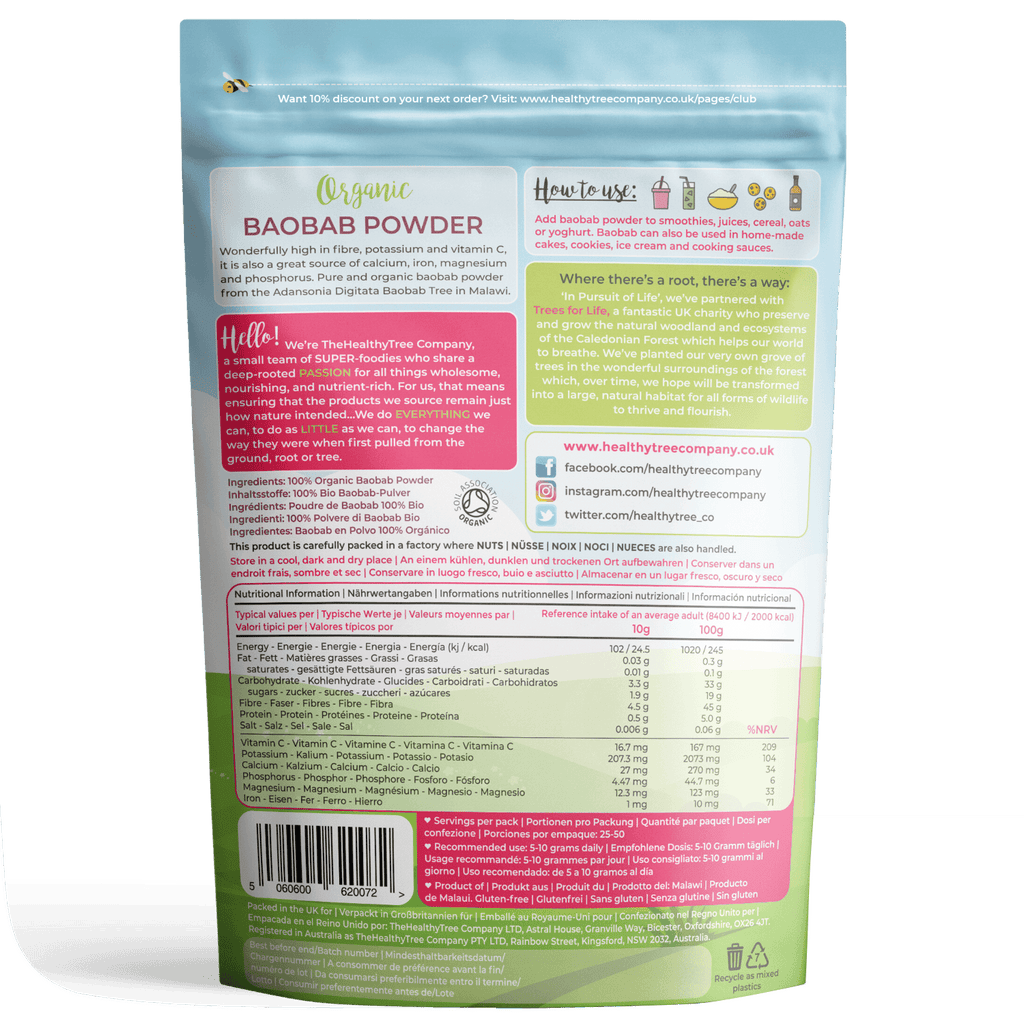 Organic Baobab Powder | TheHealthyTree Company